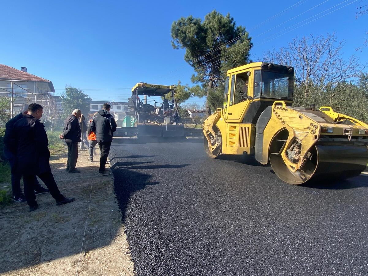 YOL ASFALT KAPLAMA ÇALIŞMALARIMIZ