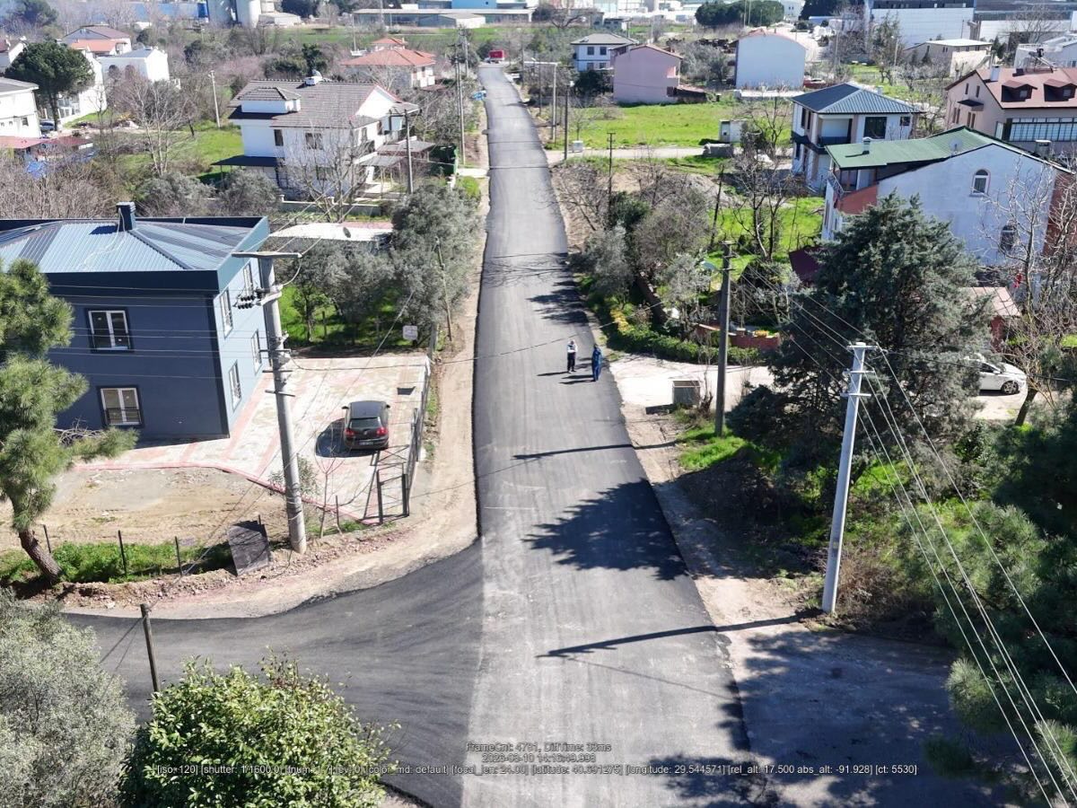 YOL ASFALT KAPLAMA ÇALIŞMALARIMIZ