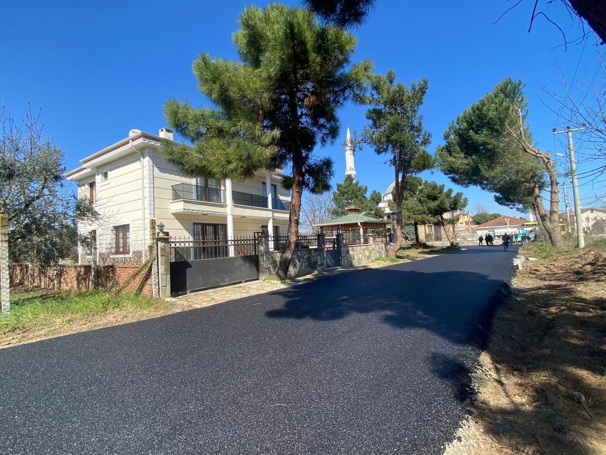 YOL ASFALT KAPLAMA ÇALIŞMALARIMIZ